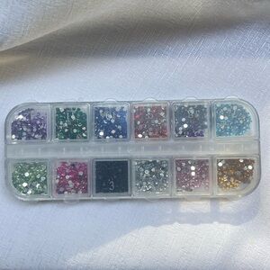 Colorful nail art beads!